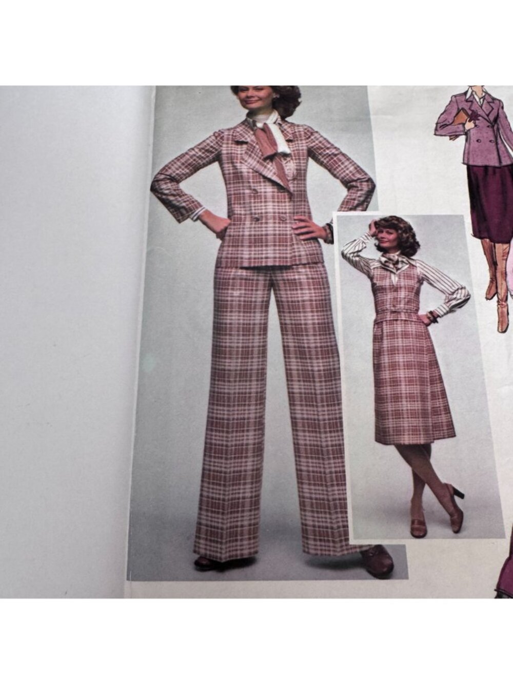 Vogue Paris Original Sewing Pattern 1268 Designer Power Suit Blazer Vintage 1970 - Picture 5 of 16